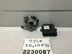 ワゴンＲ MC22S スロットルボディ エンジンコンピューター 33920-84FN2 4AT 2WD FTエアロ 後期 ZJ3 13400-73H50 M-2 006176