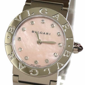 BVLGARI ブルガリ ブルガリ・ブルガリ ウォッチ BBL26C2SS/12 BBL26S レディース 腕時計 Qz SS 12PD シェル文字盤