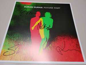 未開封☆デュラン・デュラン メンバー直筆サイン入り特大カード付き 『フューチャー・パスト』 レコード DURAN DURAN 『Future Past』