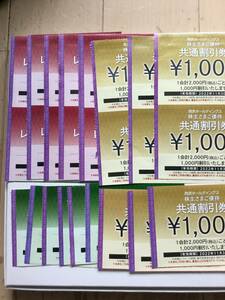 西武 株主優待　共通割引券　9,000円分　2022/11末日まで有効