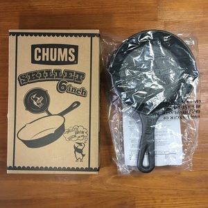 【送料無料/新品】CHUMS チャムス ブービースキレット6インチ SKILLET 6inch 鋳鉄製 人気サイズ キャンプ/アウトドア