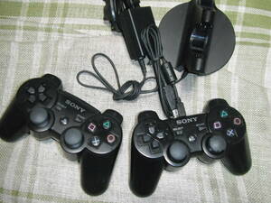 ●SONY PlayStation3 デュアルショック3 充電スタンド CECH-ZDC1J 　デュアルショック3　2個　ジャンク●