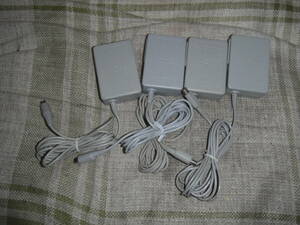 ●3DS充電器 ACアダプター　DSi/DSiXL/3DS/3DSXL 任天堂/純正品　WAP-002　4個●