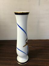 G516 送料無料　香蘭社 花瓶　花器　花入れ　　陶磁器　陶芸　高さ約21.5cm_画像3