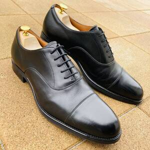 ★美品 アシックス 27.5㎝ ランウォーク Runwalk ビジネスシューズ 革靴 BK 黒 ブラック 内羽根 ストレートチップ GORE-TEX ゴアテックス
