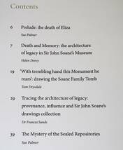 洋書　Death and Memory: Soane and the Architecture of Legacy　英国　サー・ジョン・ソーン博物館　2015年　 中古本_画像3