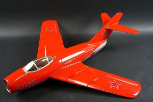 OK模型 RC 電動グライダー ミグ MiG-15 V-PRO 全長約83cm / 横幅82cm ※動作未確認 ジャンク品