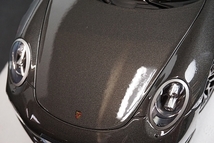 ミニチャンプス PMA 1/18 Porsche ポルシェ 911 (991) ターボS achatgrau metallic ディーラー特注 WAP0210300E_画像6