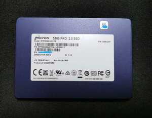 Micron 5100 PRO 2.5 3D eTLC NAND 240GB MTFDDAK240TCB SATA ((動作美品・5個限定！))