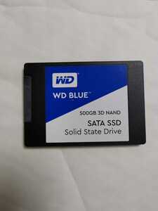 WD Blue 3D NAND SSD 2.5inch 7mm 500GB WDS500G2B0A SATA ((動作美品・1個限定！))