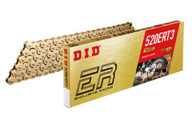 DID 520ERT3-106L ZJ(カシメ) GOLD 4525516906807 大同工業株式会社 D.I.D バイクチェーン