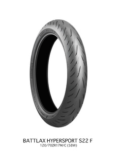 BRIDGESTONE 110/70R17 M/C 54H S22 フロント TL(チューブレスタイヤ)