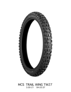 BRIDGESTONE 70/100-17 M/C 40P TW27 フロント WT(チューブタイプ)