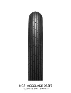 BRIDGESTONE 100/90-18 M/C 56H AC03 フロント WT(チューブタイプ)