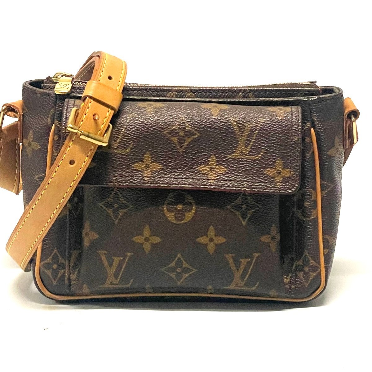 本物の VUITTON LOUIS - vuitton ヴィバシテ ショルダーバッグ louis ルイヴィトン ショルダーバッグ - www