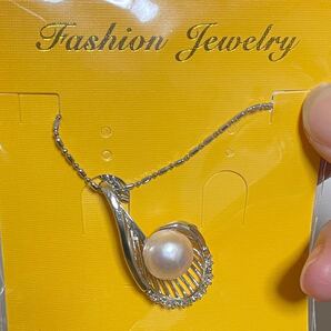 6月誕生石 大粒 10mmアップ 淡水真珠 パール×キュービット ジルコニア ペンダント パープル