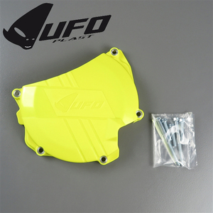 ◇RM-Z450/'11-'22 UFO クラッチカバープロテクター イエロー 展示品 (UF-2408)