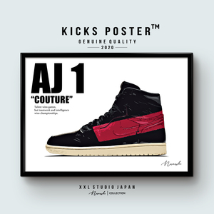 AJ1 エアジョーダン1 ハイ ディフィアントクチュール DEFIANT COUTURE キックスポスター 送料無料 AJ1-51