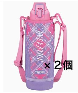 【新品】 サーモス 水筒 真空断熱スポーツボトル 1.0L × 2個セット FHT-1000F ピンク