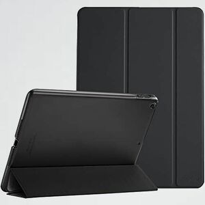 新品 未使用 iPad ProCase H-M6 - ブラック(旧型）ケ-ス スマ-ト 超スリム スタンド フォリオ保護ケ-ス 半透明フロスト バックカバ-