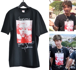 新品 18AW Supreme シュプリーム マドンナ Tシャツ Madonna Black ブラック 黒 L Y-307990