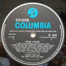 英COLUMBIAオリジ 青文字ラベルMONO！Georgie Fame / Sound Venture 1966年 SX6076 マト枝両面1 Tubby Hayes, Dick Morrissey, Harry South_画像2