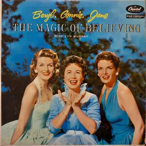  рис CAPITOLo Rige LP бирюзовый этикетка Jane Russell, Beryl Davis, Connie Haynes / The Magic Of Believing 57 год T822 петь Hollywood женщина super!