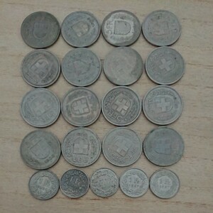 額面合計85フラン スイス 硬貨 貨幣 コイン おまとめ 外国硬貨 海外旅行