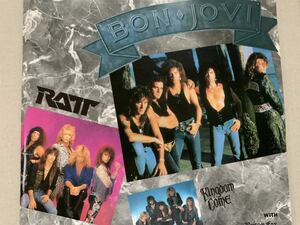 Heat パンフ Beat Live '89 in Big Egg BON JOVI ボンジョヴィ RATT ラット KINGDOM COME キングダムカム BRITNY FOX パンフレット