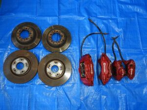 ⑰ CT9W CT9A evo 9 original Brembo brake caliper rom and rear (before and after) for 1 vehicle ASSY 4G63 MIVEC 6MT Lancer Wagon EVO 7 8 my Beck Lancer Evolution 