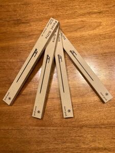 【新品未使用】スノーピーク ソリッドステークブロンズ30 4本セット 非売品