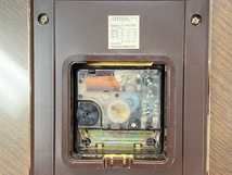 4RG665 CITIZEN シチズン 置時計 クオーツ マコーレ 角型 金色 デッドストック品 未使用品_画像5