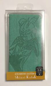 Ｍ42-2: iphoneケース 新品 UNiCASE 送料込　ULTRA MONSTERS COLLECTION BY SHINZI KATOH ウォレットケース (ULTRAMAN ZERO)ウルトラマン