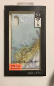 Ｍ58-1: iphoneケース 新品 UNiCASE 送料込　Maelys Collections Marble for iPhoneXR (Mint)