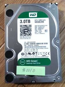 Western Digital HDD 3TB #0010 WD-Green WDC WD30EZRX-00D8PB0 ウェスタンデジタル・ハードディスク