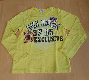 DonkyJossy long sleeve shirt 130 fluorescence yellow color American Casual Donkey 