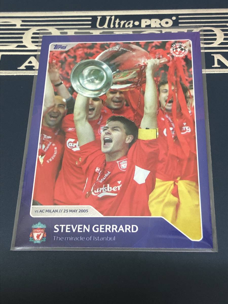 パステルオリーブ 2013 TOPPS AUTO STEVEN GERRARD 25枚限定 | www