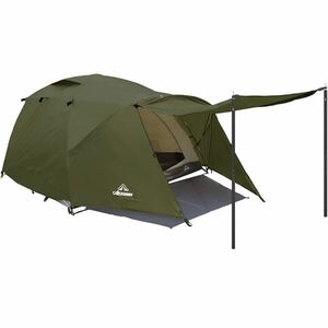 一点限り！AKASOOM テント 2~3人用 キャンプ テント アウトドア用 ドーム型　グリーン