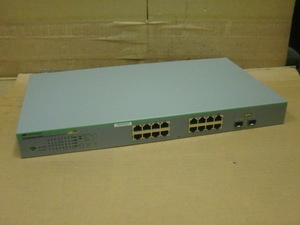 ☆Allied Telesis/アライドテレシス Gigabit Ethernet PoE+Switch！AT-GS950/16PS！(MID-8815)「100サイズ」☆