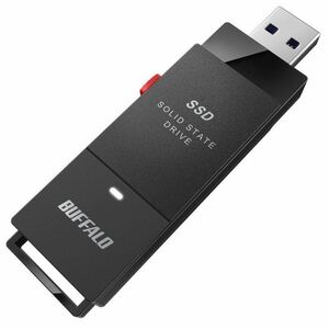 バッファロー USB 3.2(Gen 1)対応 ポータブルSSD 500GB SSD-PUT500U3-B/ N