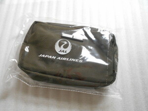 ③【未開封】JAL　日本航空　ビジネスクラス　アメニティケース　（深緑色）　ゼロハリバートン　