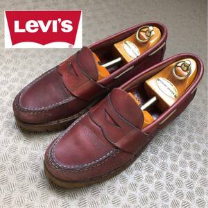 *[ Levi's ]* масло do кожа lagido подошва мужской Loafer спортивные туфли * размер 8