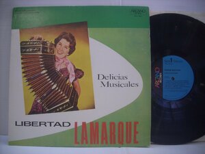 ●LP LIBERTAD LAMARQUE / DELICIAS MUSICALES リベルタ・ラマルケ 1962年 ラテン タンゴ ◇r40506