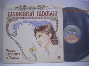 ●アルゼンチン盤LP GINAMARIA HIDALGO / VALSES CANCIONES Y TANGOS 1976年 ヒナマリア・イダルゴ ラテン タンゴ ◇r40506