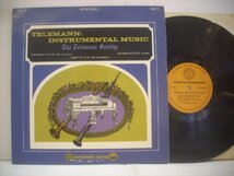 ●LP THE TELEMANN SOCIETY RICHARD SCHULZE / TELEMANN INSTRUMENTAL MUSIC テレマンソサエティ 室内楽 器楽 ◇r40506_画像1