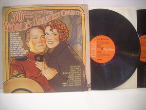 ●2LP MARIO LANZA JEANETTE MACDONALD / 30 GREATEST HITS FROM THE WORLD'S GREATEST OPERETTAS マリオ・ランツァ オペレッタ ◇r40422