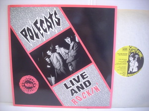 ●LP　THE POLECATS / LIVE AND ROCKIN' ポールキャッツ ライブ・アンド・ロッキン ロカビリー ◇r20626