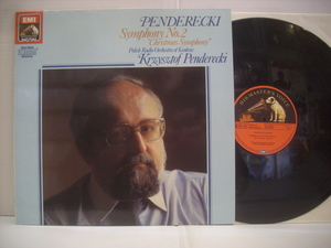 ●LP KRZYSZTOF PENDERECKI / SYMPHONY NO.2 CHRISTMAS SYMPHONY クシシュトフ・ペンデレツキ 交響曲第2番 クリスマス交響曲 ◇r40502