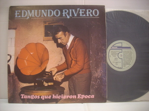 ●アルゼンチン盤 LP EDMUNDO RIVERO / TANGOS QUE HICIERON EPOCA エドムンド・リベロ マリオ・デマルコ タンゴ ◇r40425