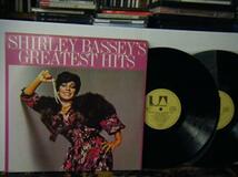 ▲2LP SHIRLEY BASSEY'S GREATEST HITS / シャーリーベッシー グレイテストヒッツ　◇_画像1